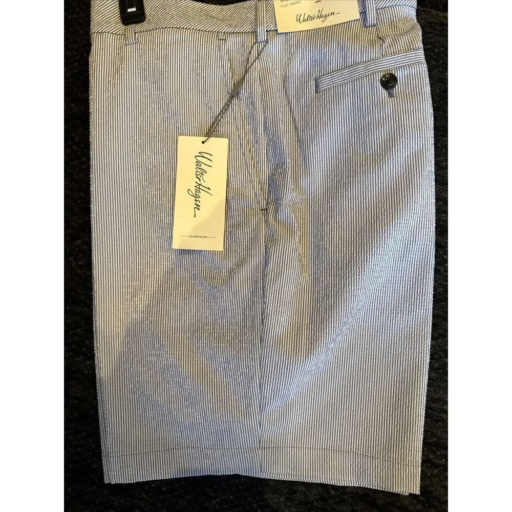 Walter Hagen Shorts Men's Blue Striped 9